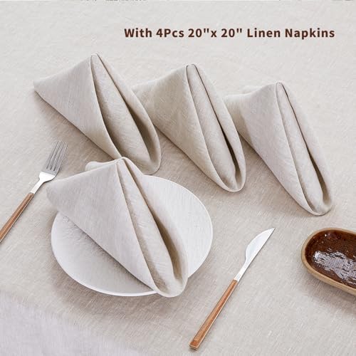 Round Linen Tablecloths 100% Pure French Linen Tablecloth 70''