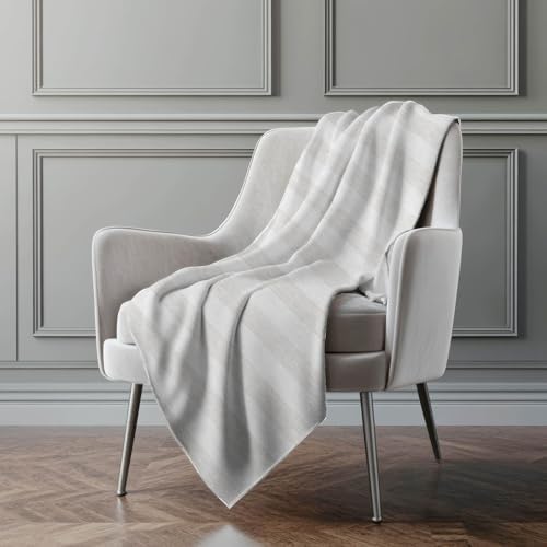 Addison Rugs ASB528 Ivory 50" x 70" Oversized Sherpa Throw Blanket