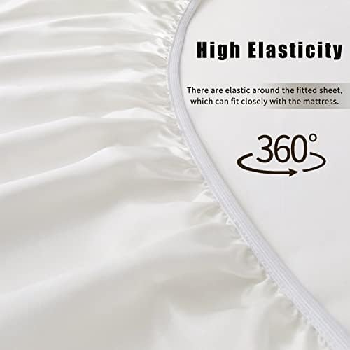 Mulberry Silk Sheet Set 4Pcs, 6A Grade Mulberry Silk Bed Sheets