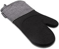 Cuisinart Charcoal Silicone Oven Gloves - Single Oven Mitt with Grey