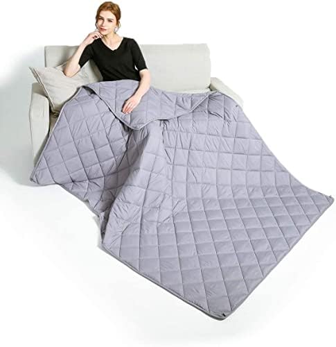 Diamond Weighted Blanket (Grey, 80''87'' - 25LB)