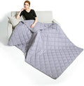 Diamond Weighted Blanket (Grey, 80''87'' - 25LB)