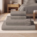 Mellanni Iconic 4-Piece Bed Sheet Set, 16" Deep Pocket (Full, Tan)