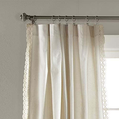 Lush Decor Rosalie Light Filtering Window Curtain Panels, Pair, 54" W