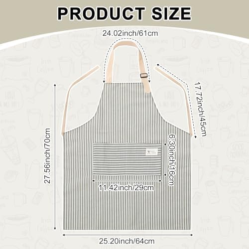 Janmercy 24 Pcs Aprons for Women Men