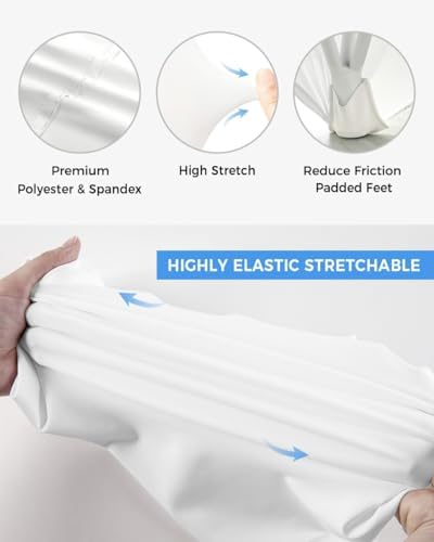 Spandex Table Covers, Gray Gradient Color Block Stretch Fitted