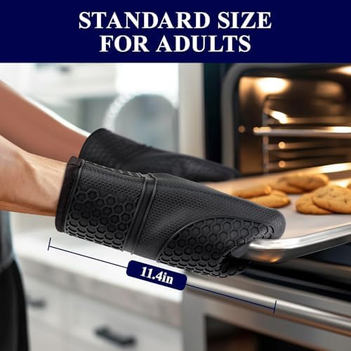 Kitsure Silicone Oven Mitts, Kitchen Gadgets, Apartment Essentials