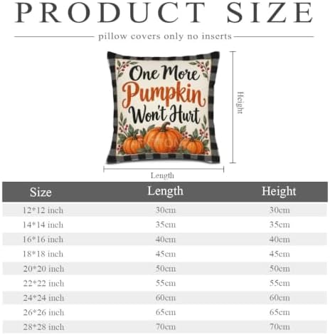 House Plaid Pillow Covers 22x22 Inch Set of 2 Linen for Farmhouse