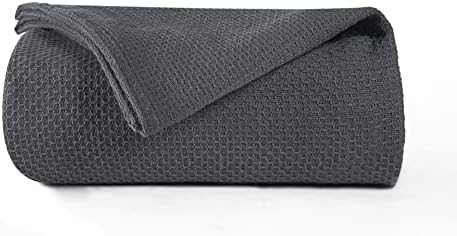 BOUTIQUO 100% Cotton Bed Blanket, Breathable Thermal Blanket King
