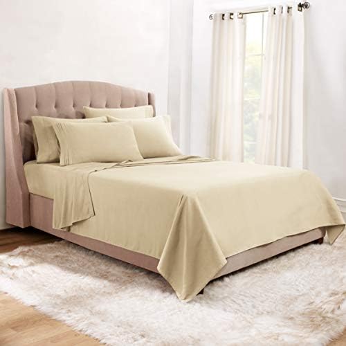 Clara Clark Full Sheets, 6 Piece Set - Hotel Luxury Bed Sheets, Super