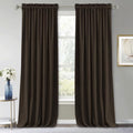 RYB HOME Velvet Shower Curtains 72 inches for Bathroom & Bedroom
