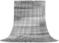 Grey Ombre Throw Blanket Vintage Minimalist Gradient Abstract Texture