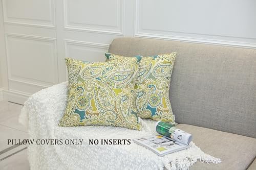 Mika Home Pack of 2 Throw Pillow Covers Decorative Pillow Shells for