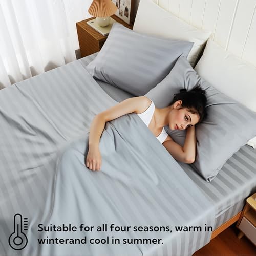 Cotton Flat Sheets Only, 600 TC 100% Cotton Flat Sheet Top Sheet Only