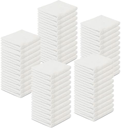 (48-Pack) Cotton Terry Cleaning Towels 14x17 | 100% Cotton