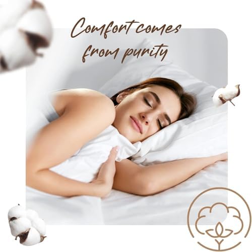3 Piece, 100% Egyptian Cotton King Size Sheets - No Flat Sheet