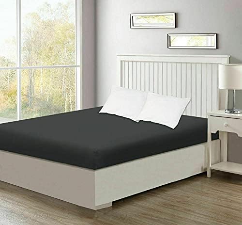 Full Set of 2 Flat Sheet, Soft 100% Cotton Sheet, 500 TC Sateen, Bed