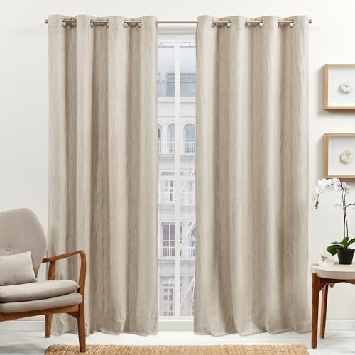 TOWN & COUNTRY BASICS Sohome Lena Modern Texture Curtains, Room