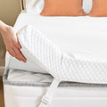 DUMOS 3 Inch Gel Memory Foam Mattress Topper Queen Size
