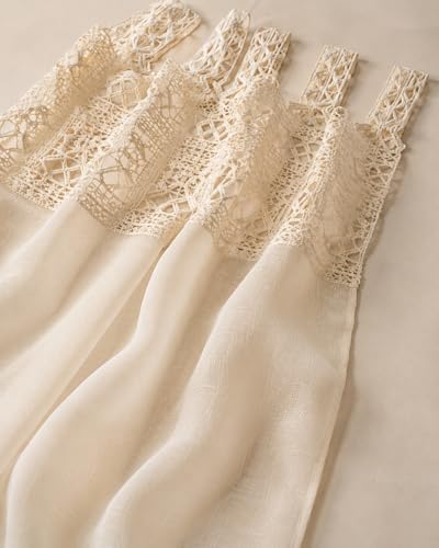 Manor Luxe Juliette 100% Polyester Sheer Curtain Panel 52 x 120 in
