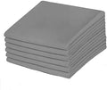 Grey Pillowcases 6 Pack, Standard Queen Size, Soft and Comfy