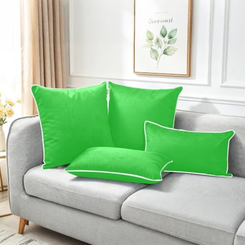 Malachite Throw Pillow Cover Set of 2, 20x20 Inch Pillow Case