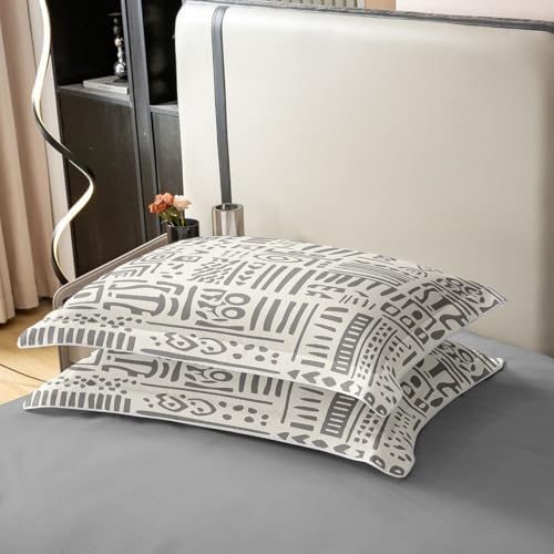 Boho Aztec Comforter Cover Queen Size Bohemian Geometric 100% Cotton