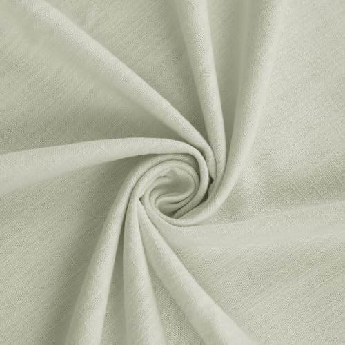 4 in 1 Header Linen Light Filtering Curtain 84W x 84L, 1 Panel
