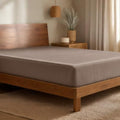 Bare Home 100% Rayon Made from Bamboo Fitted Sheet (Twin XL, Taupe)