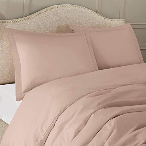 3 Pc (1 Duvet Cover & 2 Pillow Shams) 100% Cotton Comforter Cover Soft