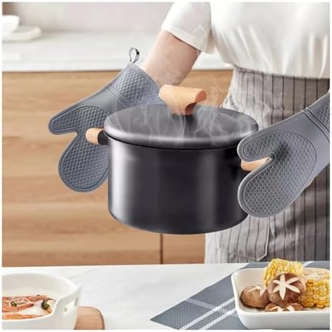 Fit for Silicone Oven Mitts Set - Flexible, and Comfortable Kitchen