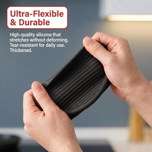 Silicone Kitchen Oven Mitts Set, Mini Finger Protector Cooking Pinch