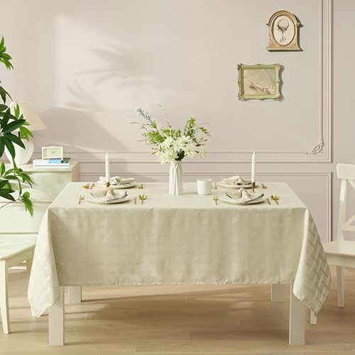 Newbridge Paige Beige 52x70 in Rectangle Water, Stain Resistant