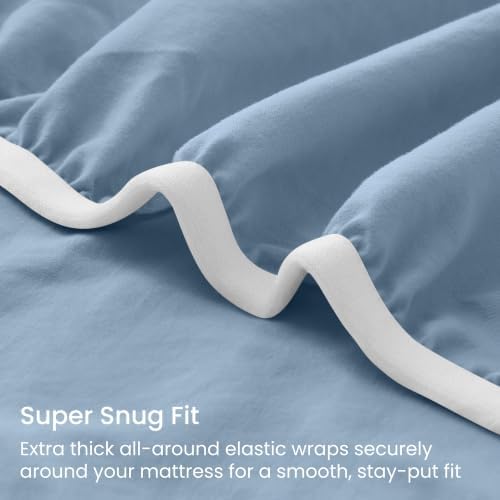 GOKOTTA 3 Piece Twin XL Sheet Set - Soft, Breathable & Cozy - Dusty