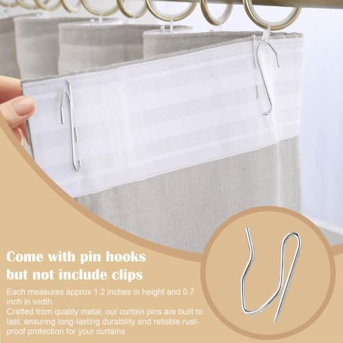 2 Panels Semi Sheer Linen Back Tab Curtains for Living Room, 72"W x