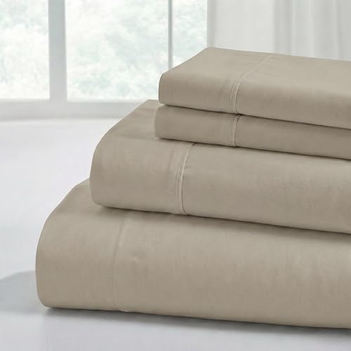 Modern Threads 4-Piece Ultra Soft Microfiber Bed Sheets Set, Wrinkle