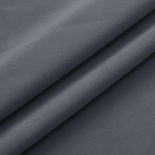 Macochico Full Blackout Velvet Curtains Full Light Blocking Drapes for