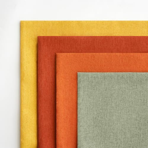 MIULEE Pack of 4 Decorative Outdoor Throw Pillow Covers Linen