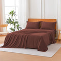 Amazon Basics Jersey Knit 4-Piece Sheet Set, Wrinkle Resistant and