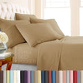 4 Piece 21 Inch Deep Pocket Sheets Twin XL Size Set Soft Microfiber