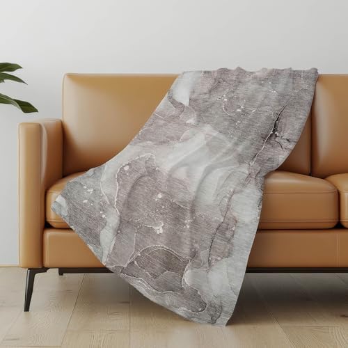 Addison Rugs ASB522 Taupe 50" x 70" Oversized Sherpa Throw Blanket