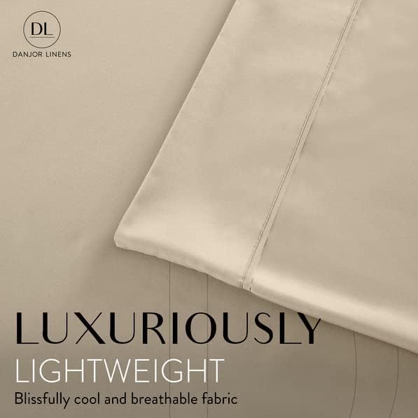 Danjor Linens Bed Sheet Set Queen Size for Hot Sleepers, Hotel Premium