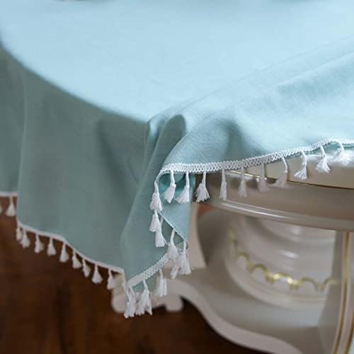YSUEFIJO Tablecloth Round 71in, Linen Tablecloth Heavy Duty Fabric