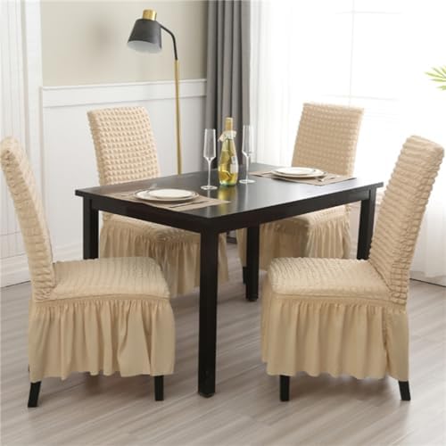 Rakila Stretch Washable Chair Covers for Dining Room Set of 6