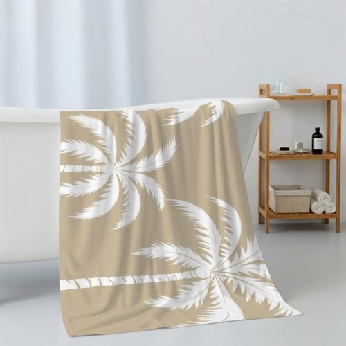 Bath Towels Set of 3 Tropical Palm Trees Bath Towel Hand Towel