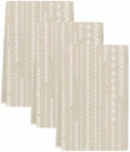Modern Geometric Kitchen Towels Set of 3, Water Absorbent Dish Towel