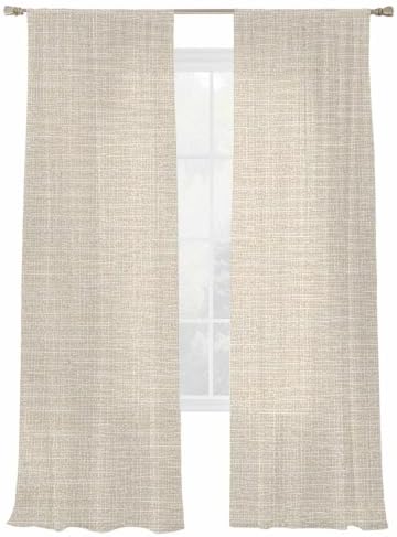Cream Semi Sheer Curtains 108 inches Long Window Treatments Curtains