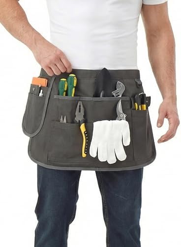 Nanxson Tool Apron Half Canvas Apron With Muti-Pockets