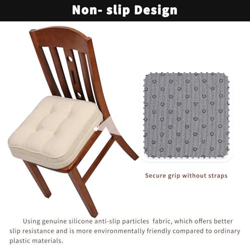 GOFORIT Chair Cushions,Tufted Shredded Memory Foam Chair Pads