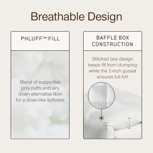 Coop Home Goods Essence Down Alternative Mattress Topper Queen, Plush